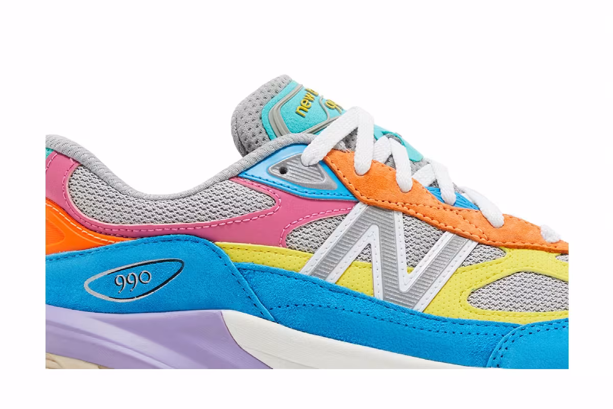 New Balance 990v6 Big Kid Gelato, view 3