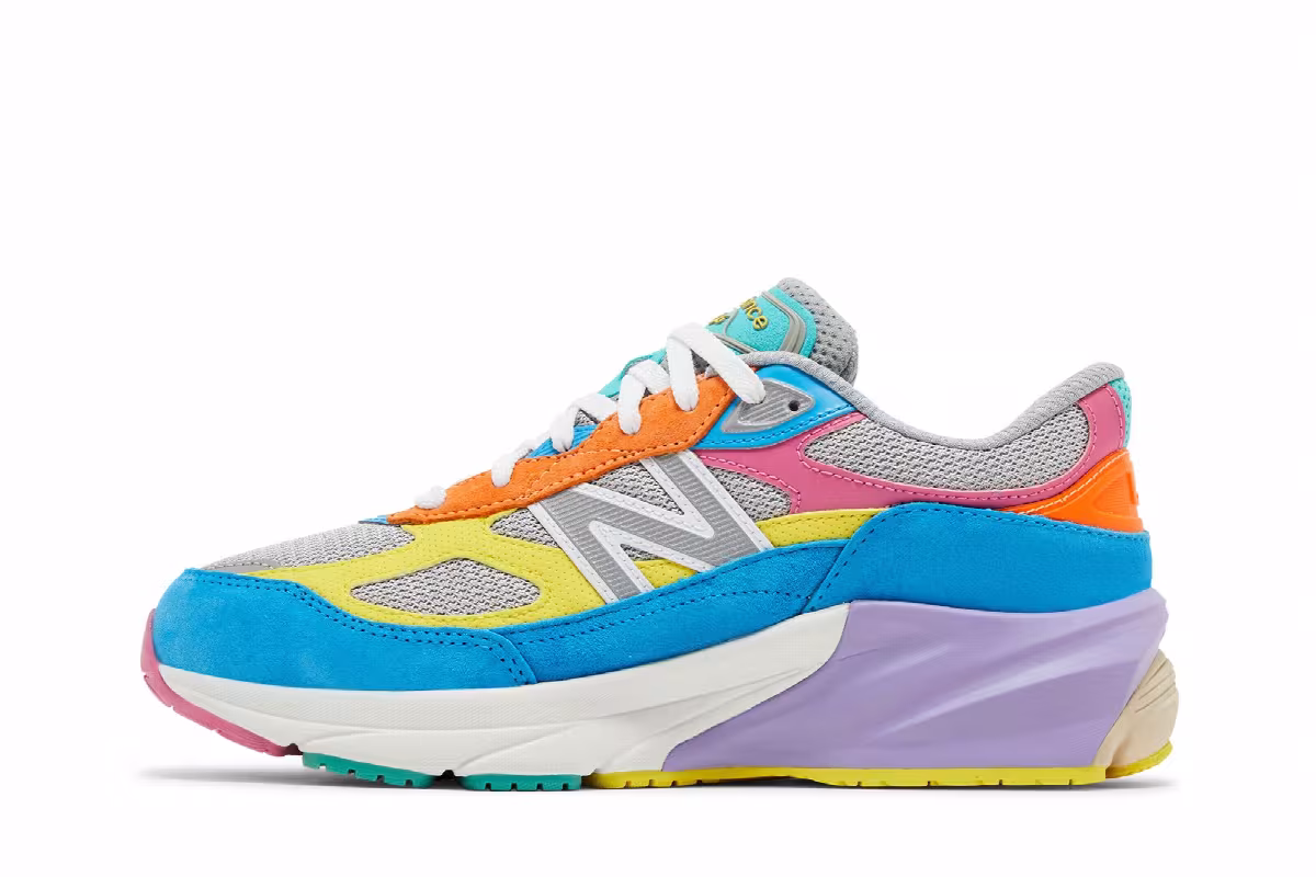 New Balance 990v6 Big Kid Gelato, view 4