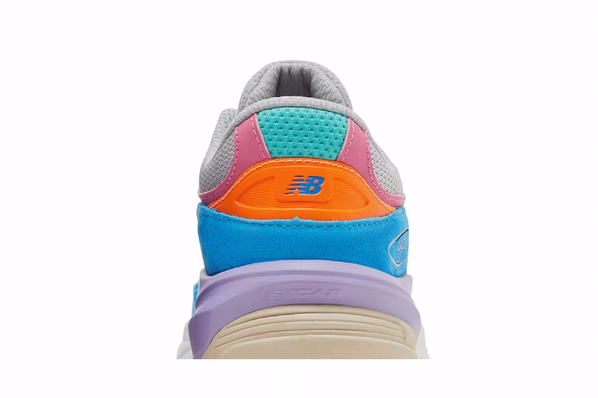 New Balance 990v6 Big Kid Gelato, view 8