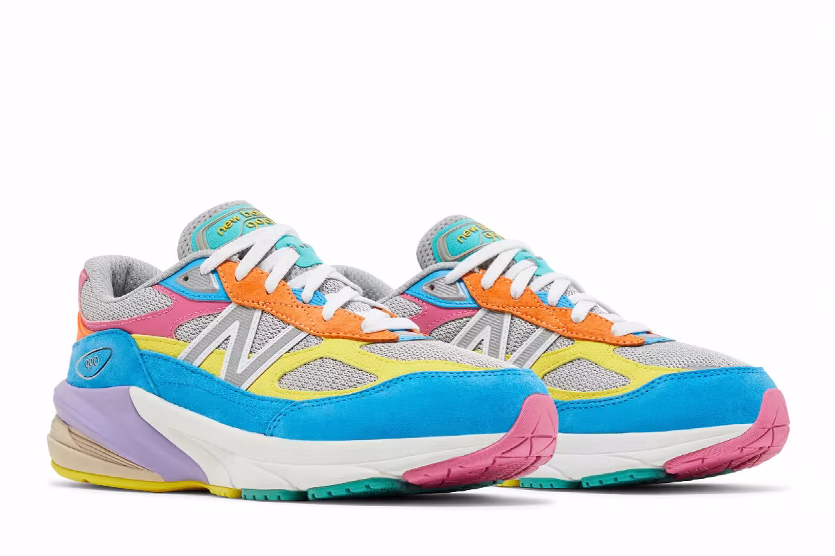 New Balance 990v6 Big Kid Gelato, view 9