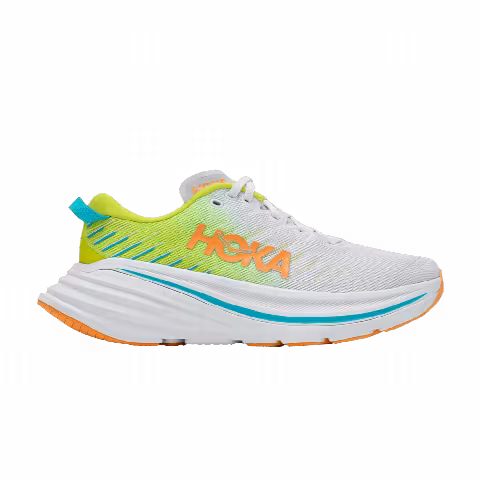 HOKA Bondi X 'White Evening Primrose'