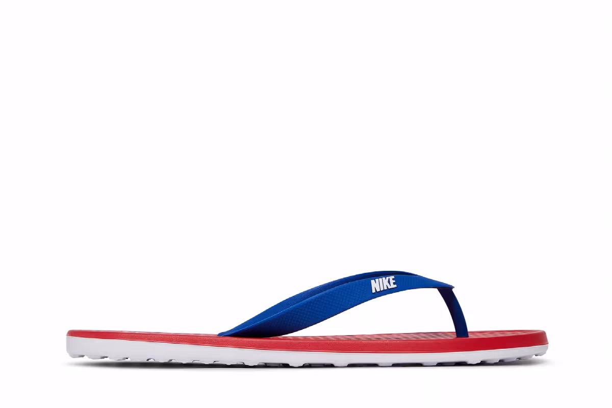Nike On Deck Flip Flop University Red Royal, view 2