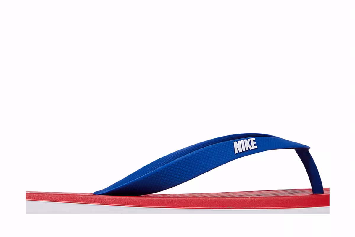 Nike On Deck Flip Flop University Red Royal, view 3
