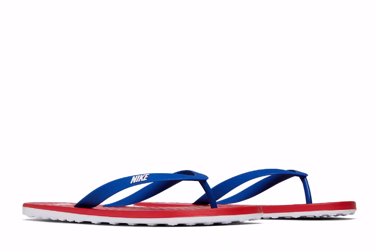 Nike On Deck Flip Flop University Red Royal, view 9