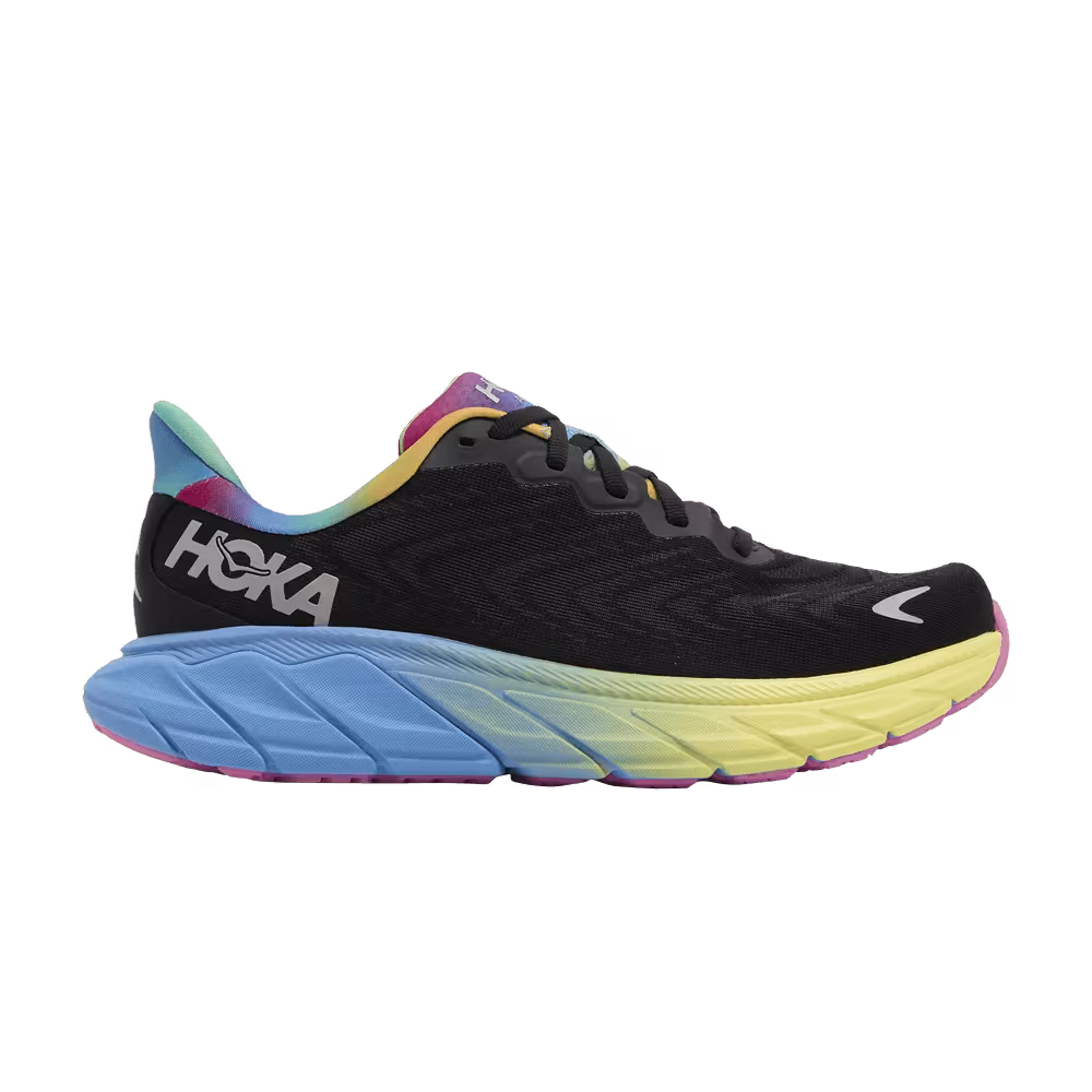 HOKA Women's Arahi 6 Black Rainbow
