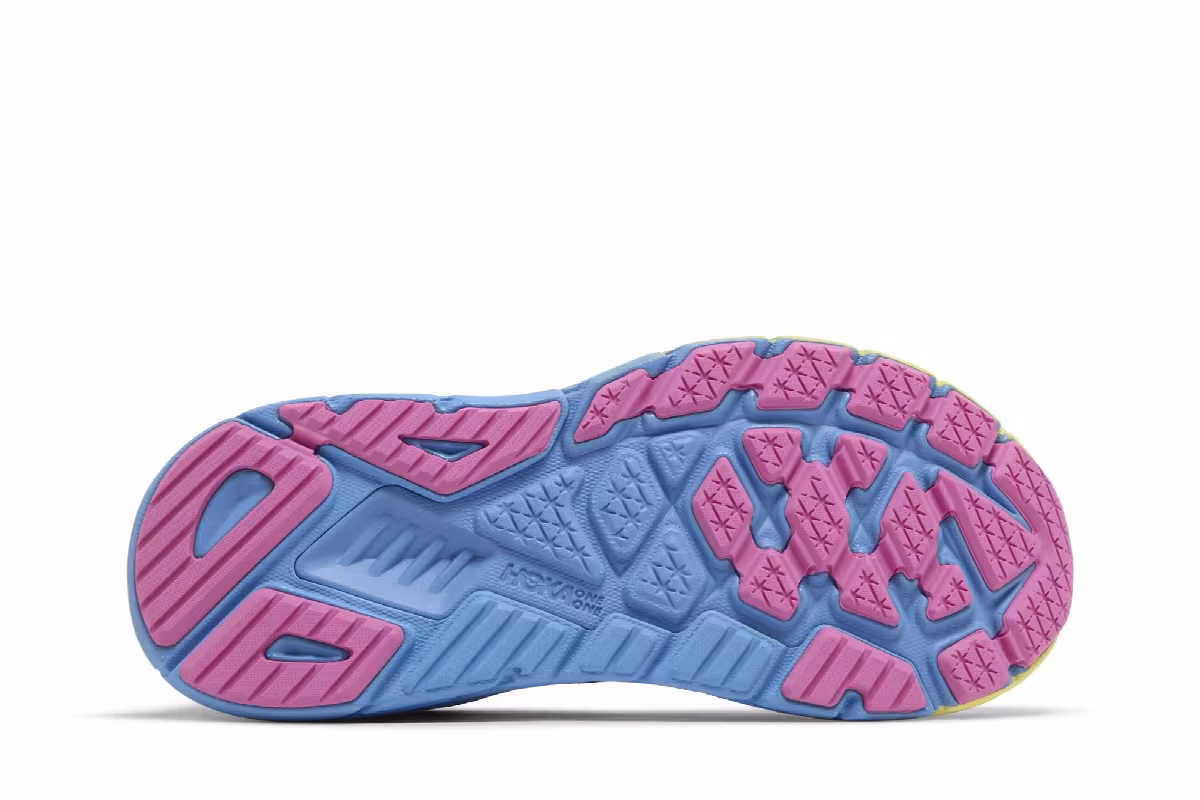 HOKA Women's Arahi 6 Black Rainbow, view 5
