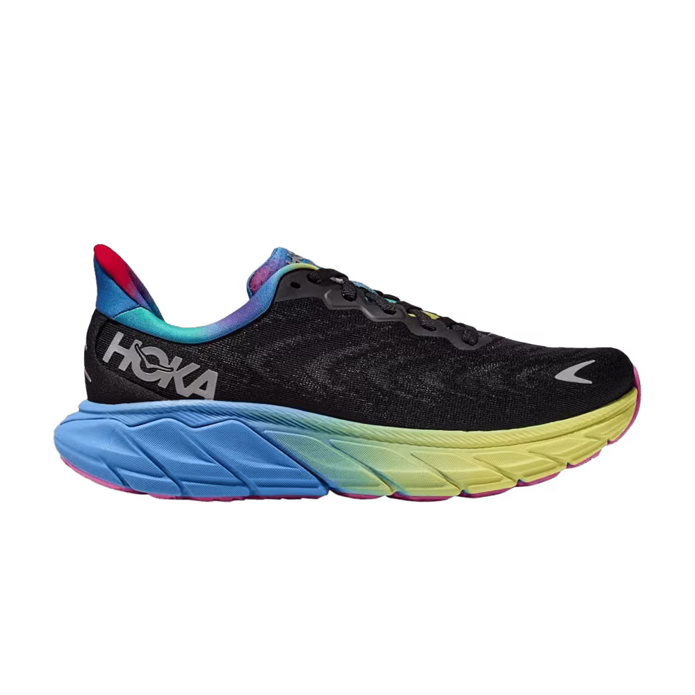 HOKA Arahi 6 Black Rainbow