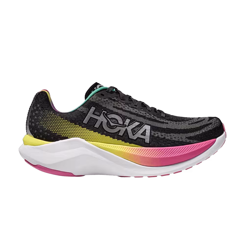 HOKA Mach X Black Rainbow