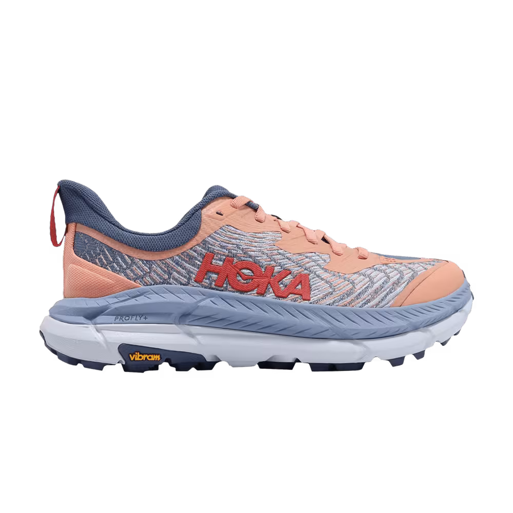 HOKA Women's Mafate Speed 4 Papaya Real Teal