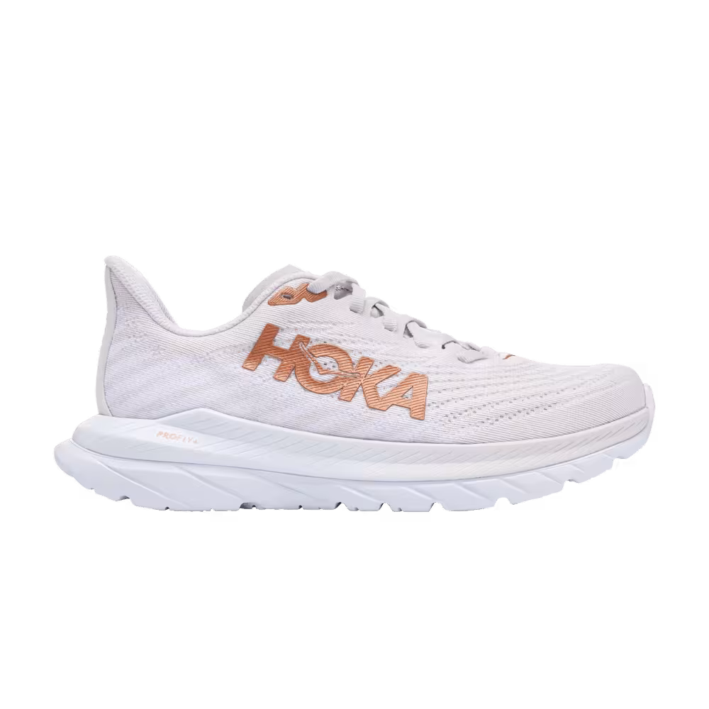 HOKA Women's Mach 5 White Copper