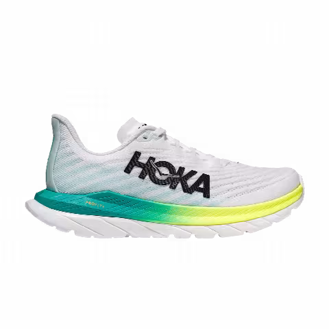 HOKA Mach 5 2E Wide 'White Blue Glass'