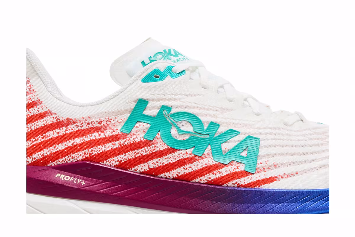 HOKA Mach 5 White Flame, view 3