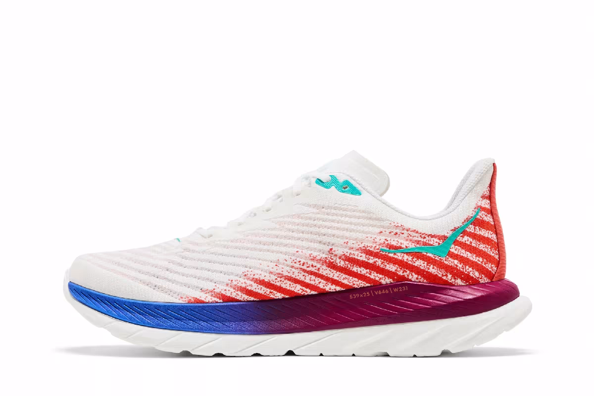 HOKA Mach 5 White Flame, view 4