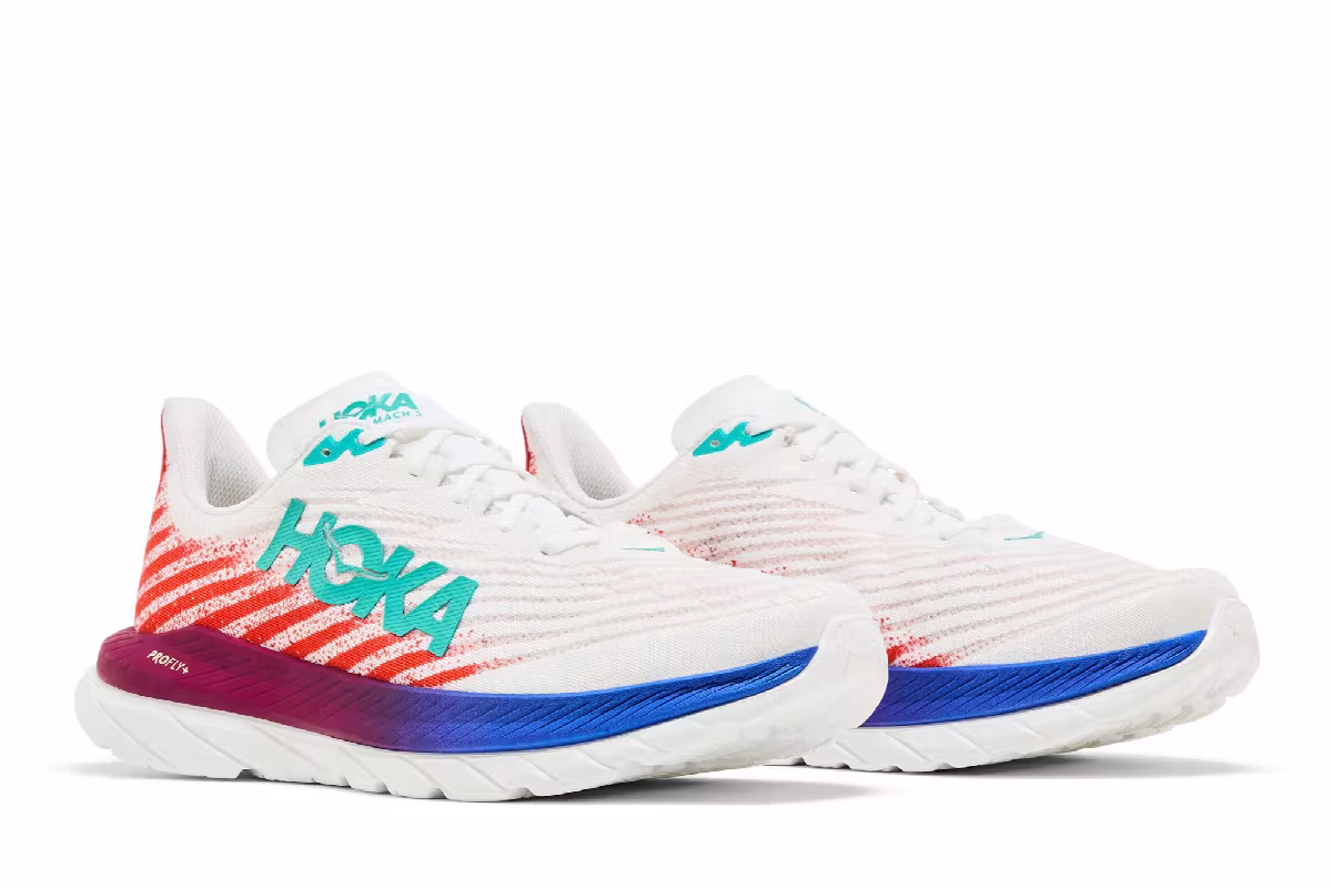 HOKA Mach 5 White Flame, view 9
