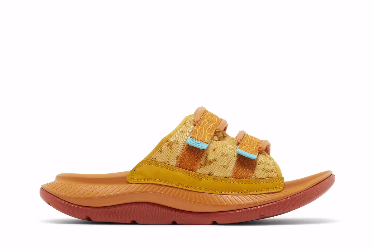 HOKA Ora Luxe Golden Yellow Desert Sun, view 2