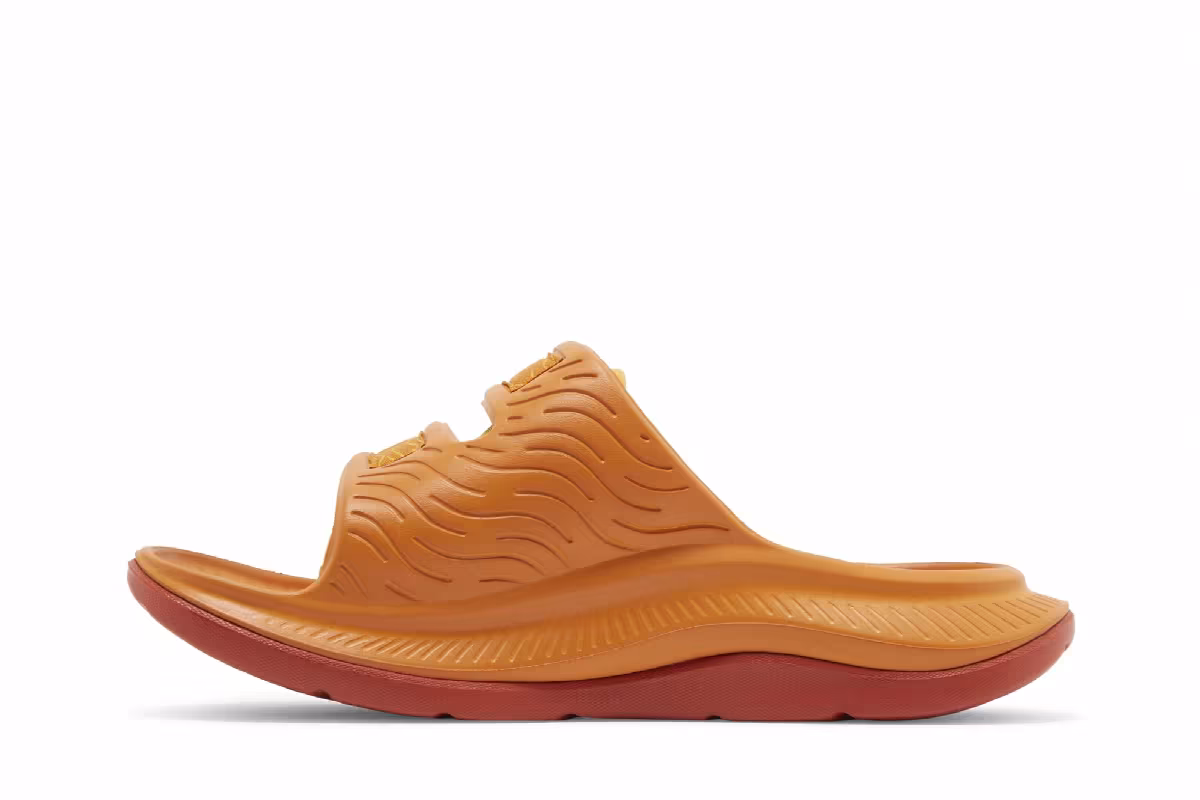 HOKA Ora Luxe Golden Yellow Desert Sun, view 4