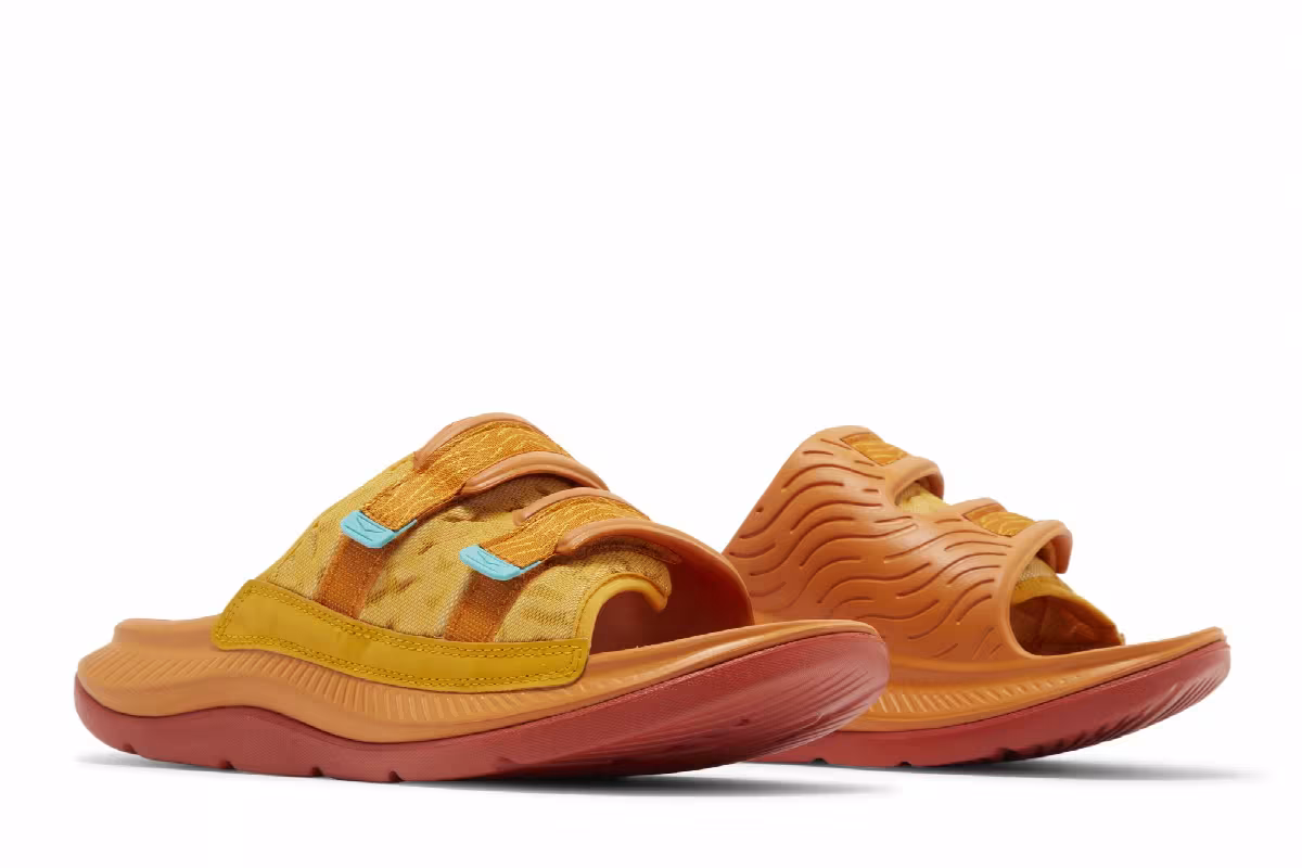 HOKA Ora Luxe Golden Yellow Desert Sun, view 9