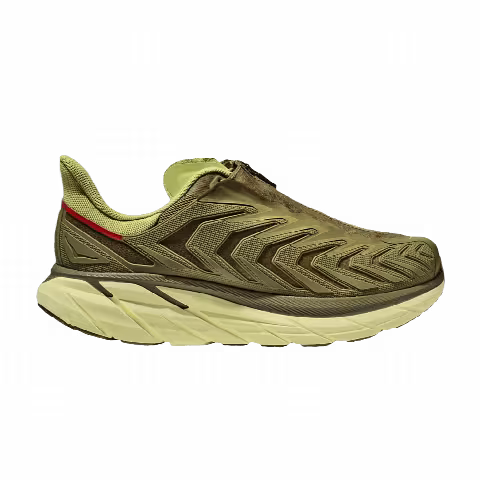 HOKA Project Clifton 'Avocado Dark Citron'