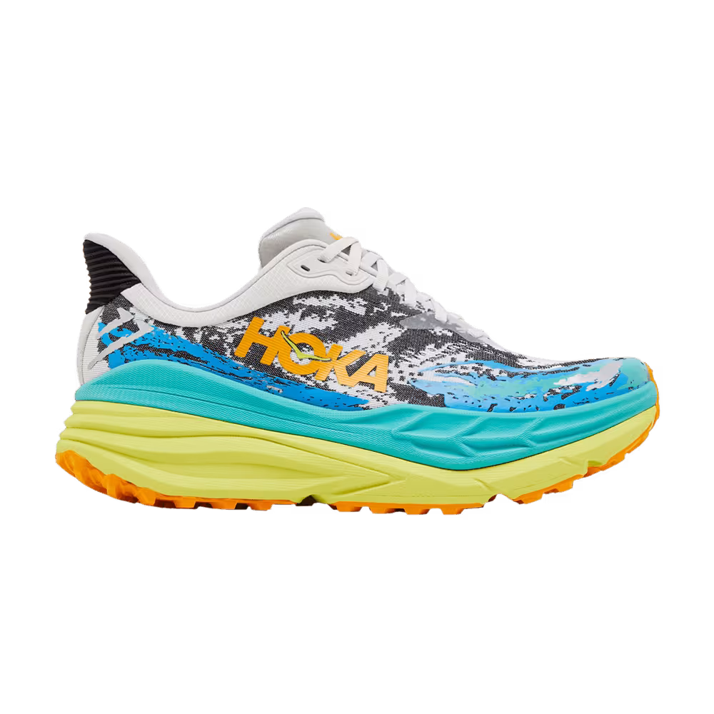 HOKA Stinson 7 White Evening Primrose