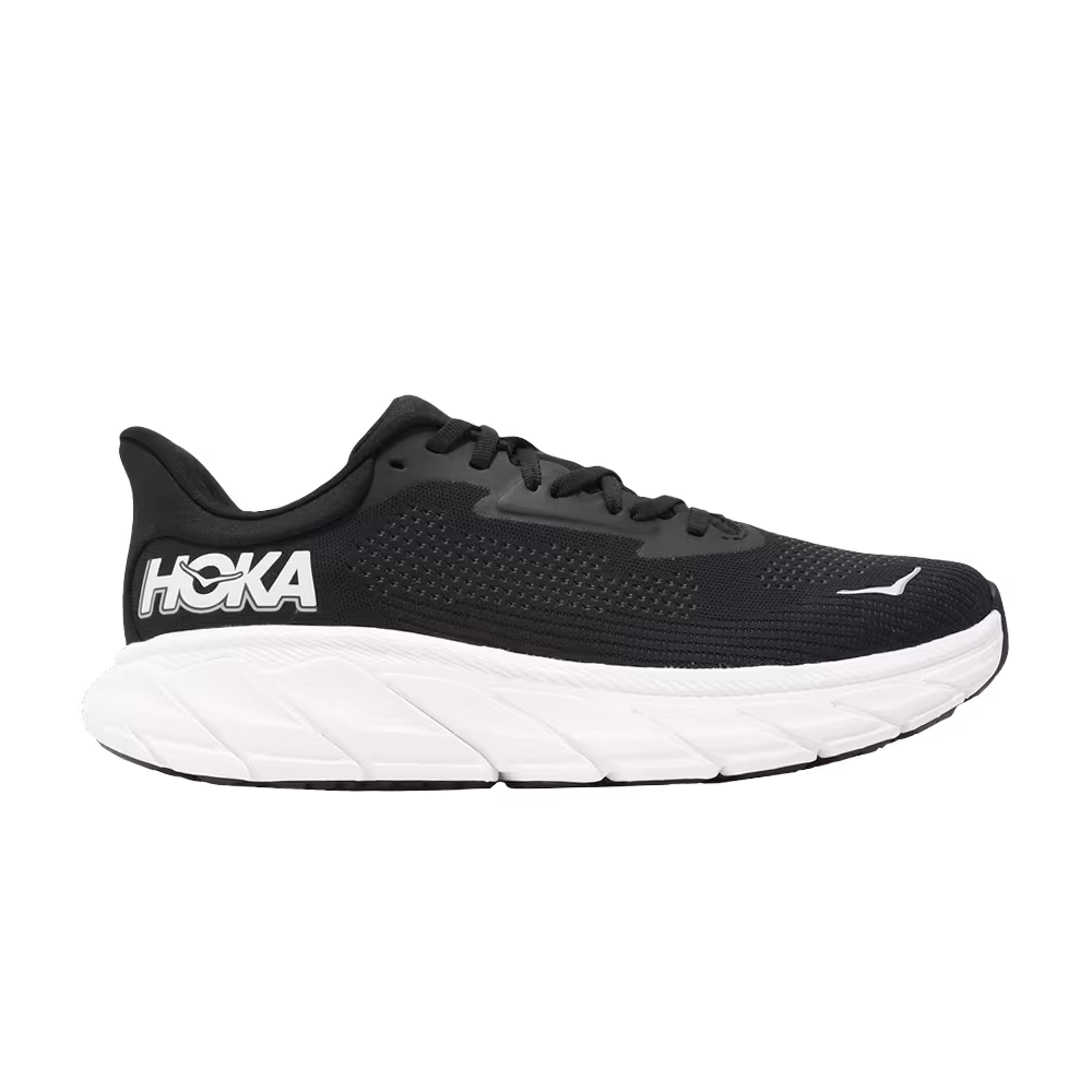 HOKA Arahi 7 2E Wide Black White