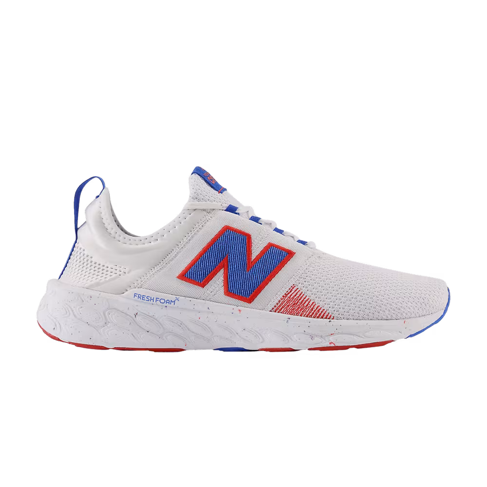 New Balance Fresh Foam X Cruz v3 2E Wide Artisan - White Neo Flame