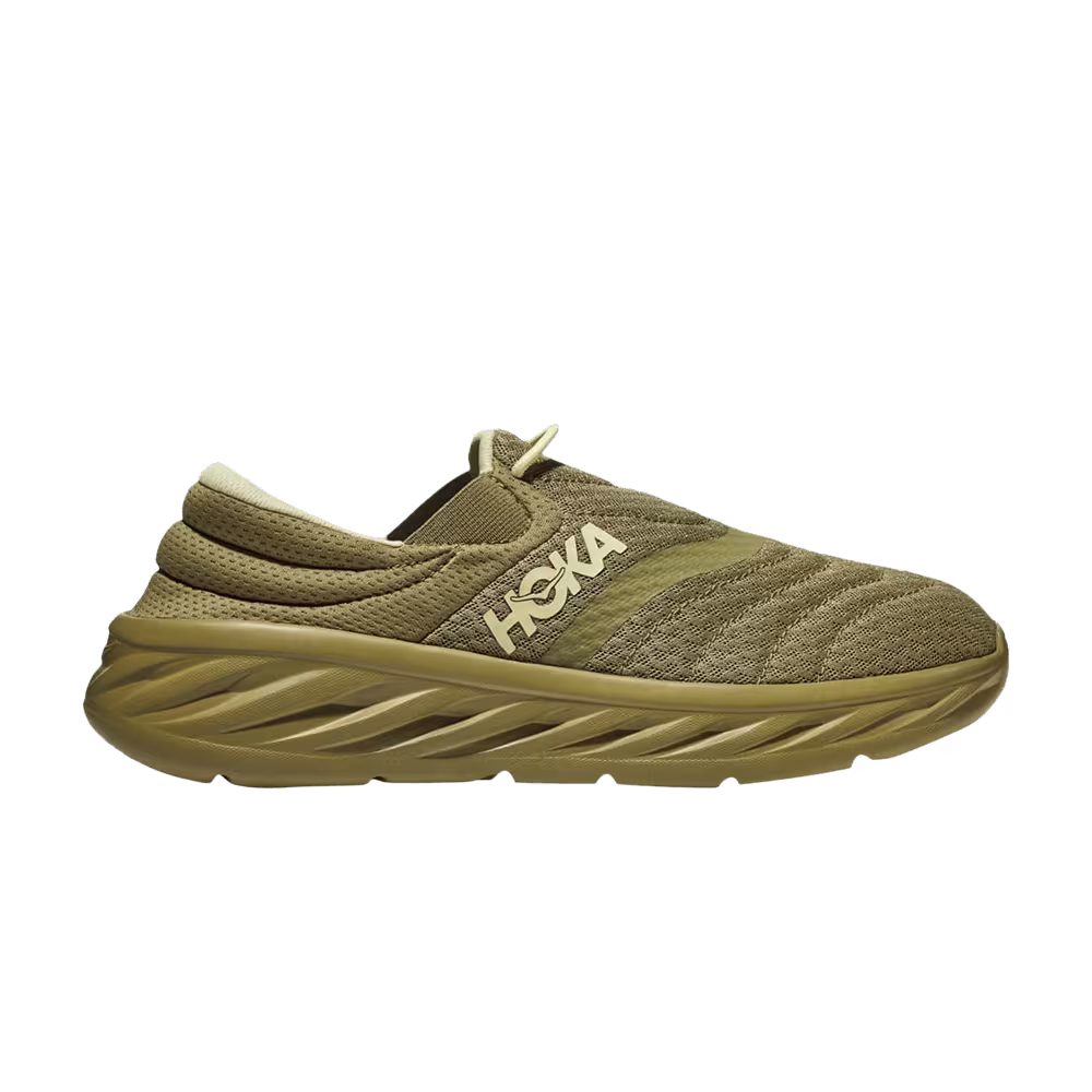 HOKA Ora Recovery 2 Green Moss Celery Root