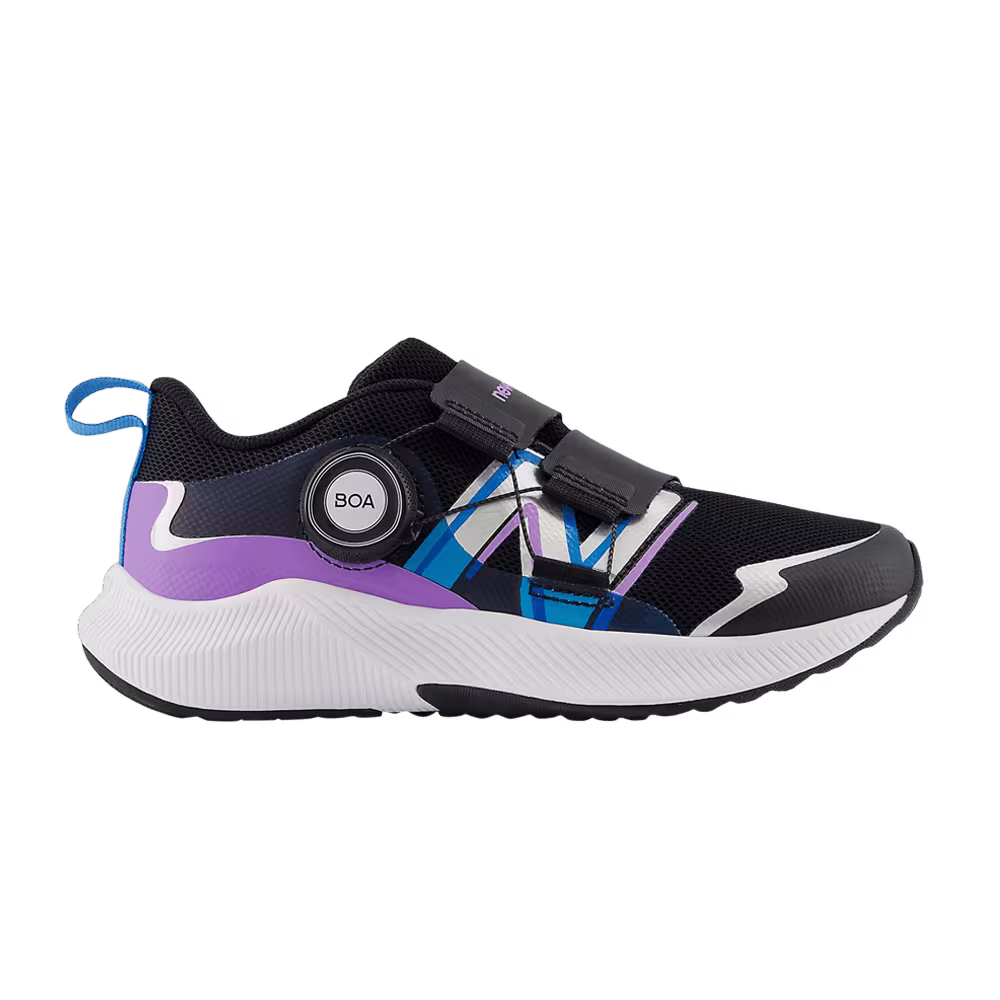 New Balance Dynasoft Reveal v4 BOA Little Kid Wide Black Purple Fade