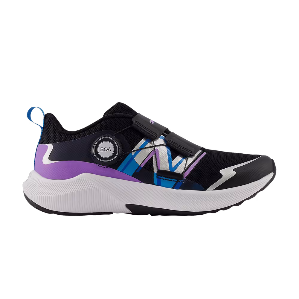 New Balance Dynasoft Reveal v4 BOA Big Kid Wide Black Purple Fade