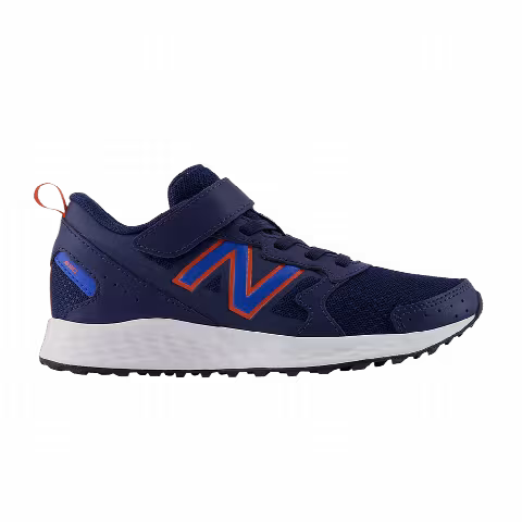 New Balance Fresh Foam 650 Bungee Lace Top Strap Big Kid 'Blue Oasis Orange'