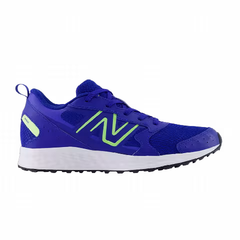 New Balance Fresh Foam 650 Big Kid X-Wide 'Team Royal Bleached Lime Glow'