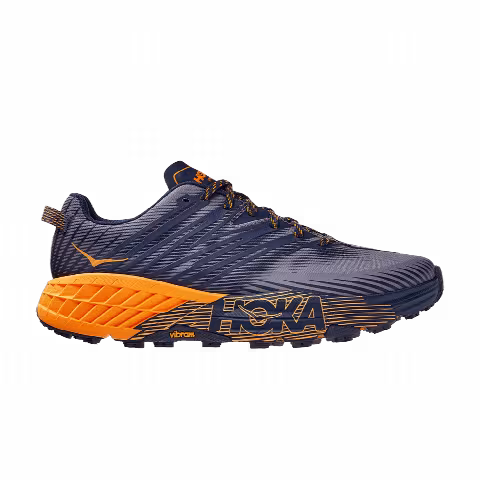 HOKA Speedgoat 4 'Black Iris Bright Marigold'