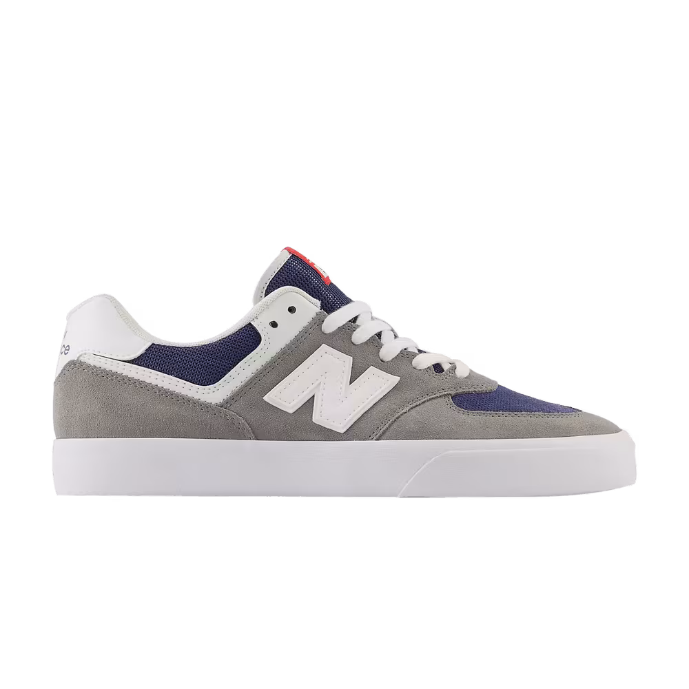 New Balance Numeric 574 Vulc 2E Wide Grey Navy