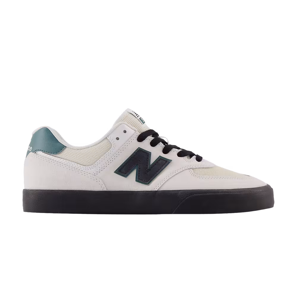 New Balance Numeric 574 Vulc 2E Wide Sea Salt Black