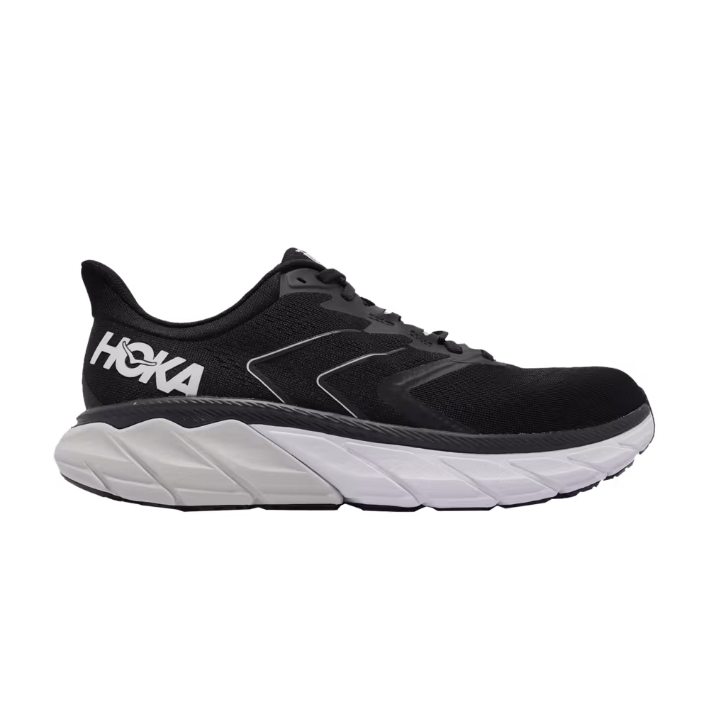 HOKA Arahi 5 2E Wide Black White