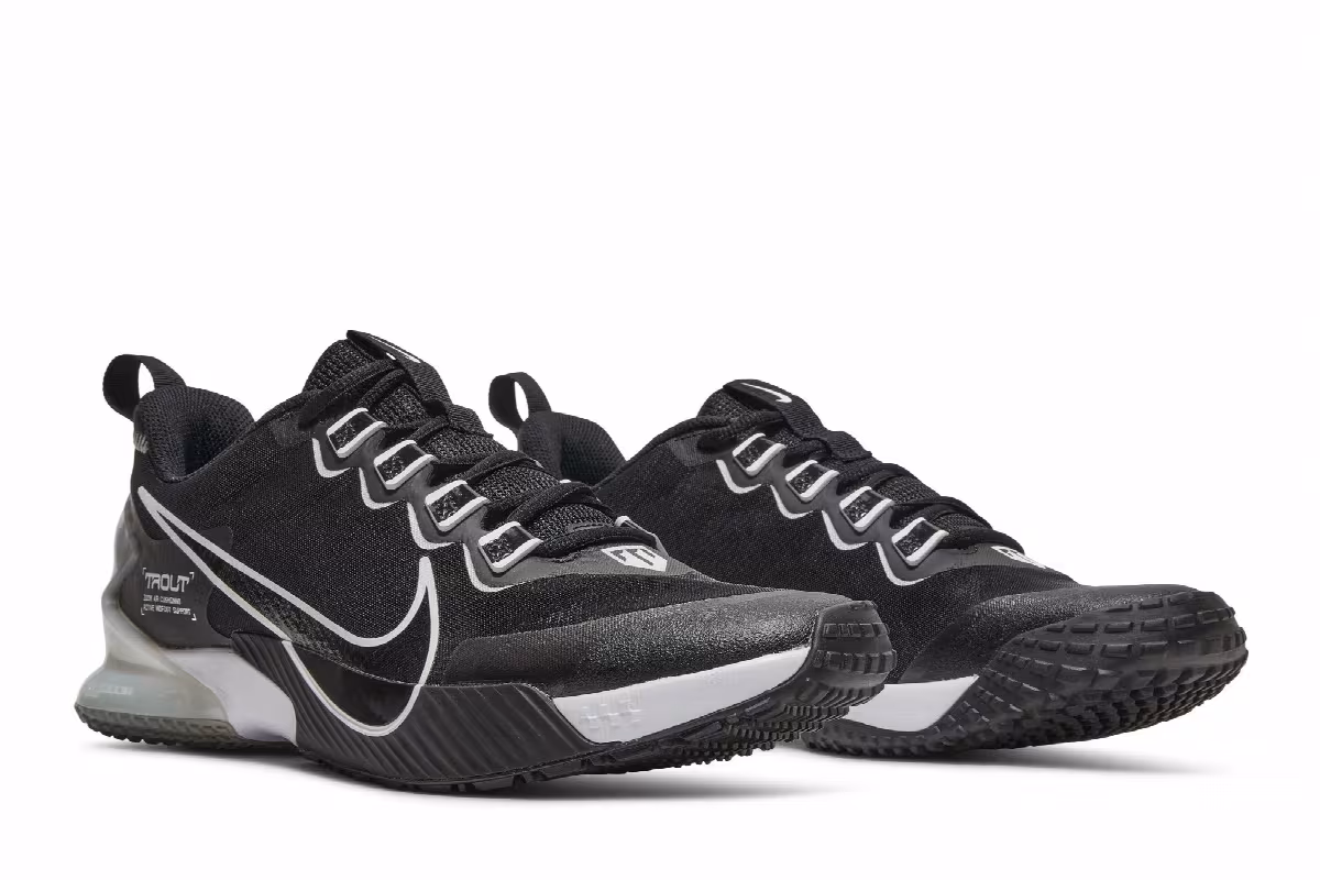 Nike Force Zoom Trout LTD TF Black White, view 9
