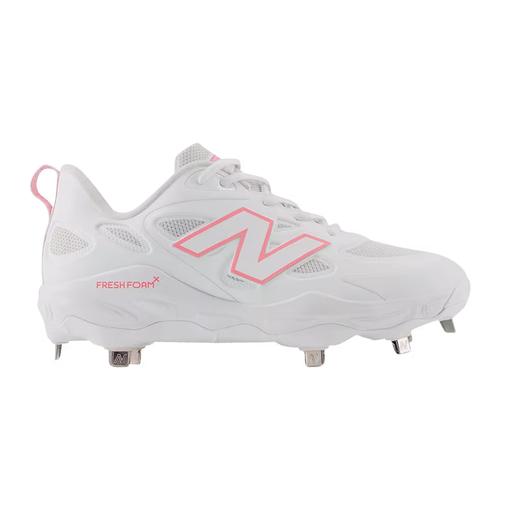 New Balance Women's Fresh Foam X Velo v4 Metal White Ultra Pink