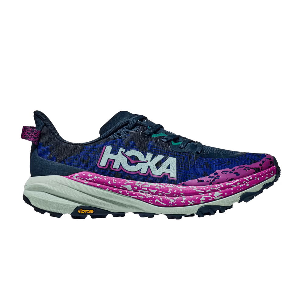 HOKA Speedgoat 6 2E Wide Stormy Skies Aqua Breeze