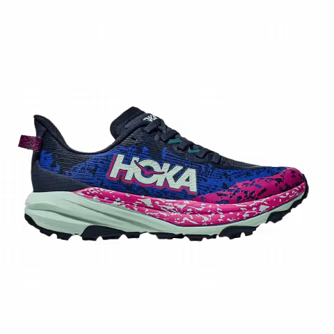 HOKA Speedgoat 6 Kids 'Stormy Skies Aqua Breeze'