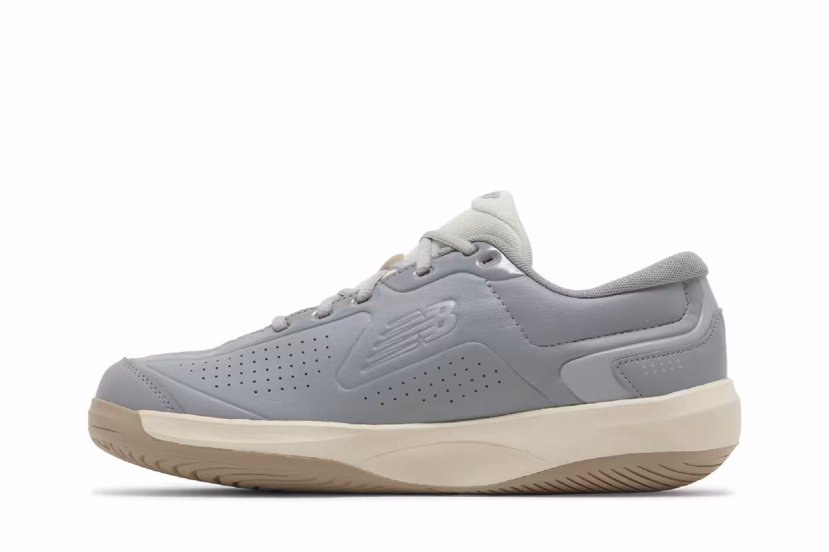 New Balance 696v5 2E Wide Grey White, view 4