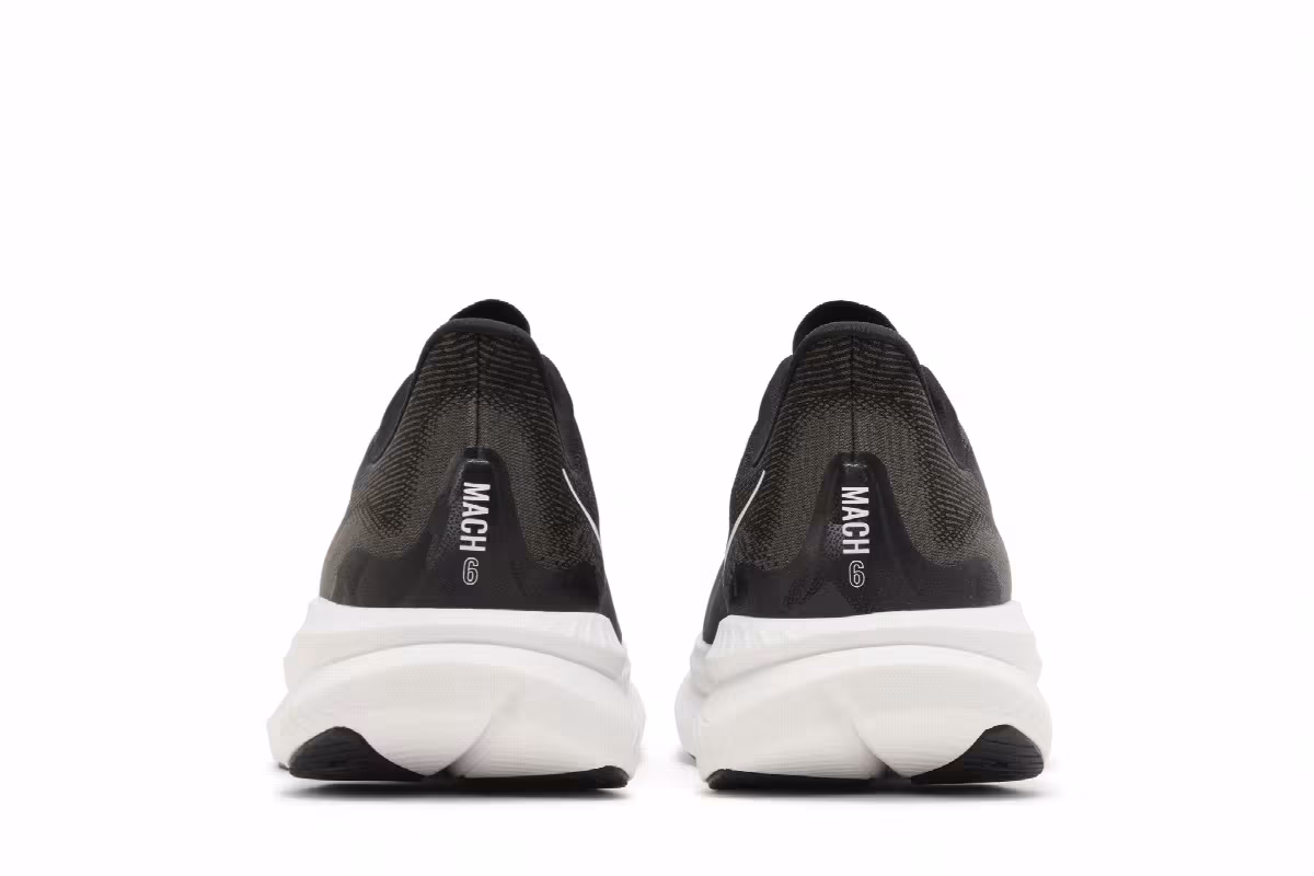 HOKA Mach 6 Wide Black White, view 7
