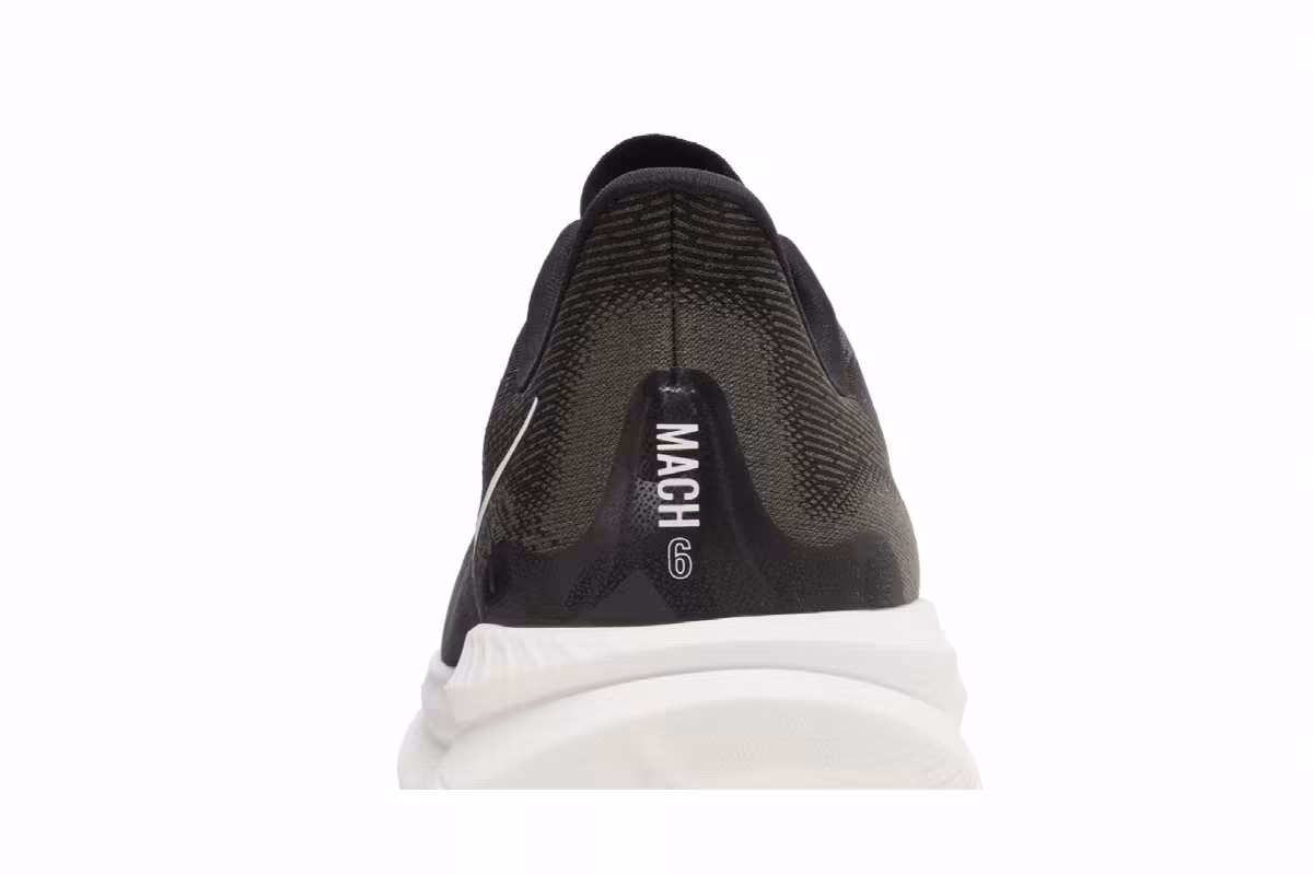 HOKA Mach 6 Wide Black White, view 8