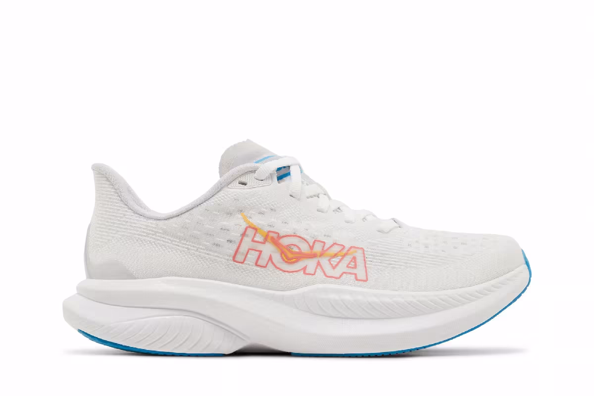 HOKA Women's Mach 6 White Nimbus Cloud, view 2