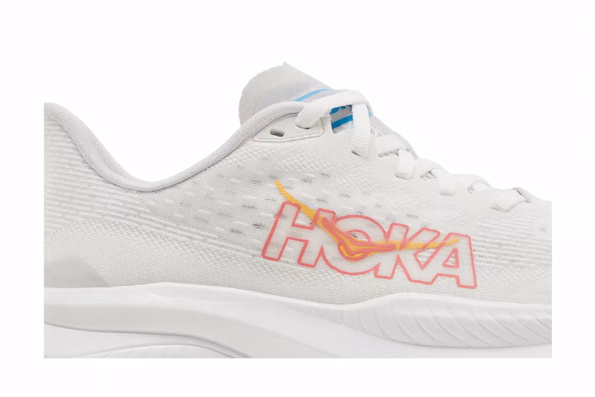 HOKA Women's Mach 6 White Nimbus Cloud, view 3