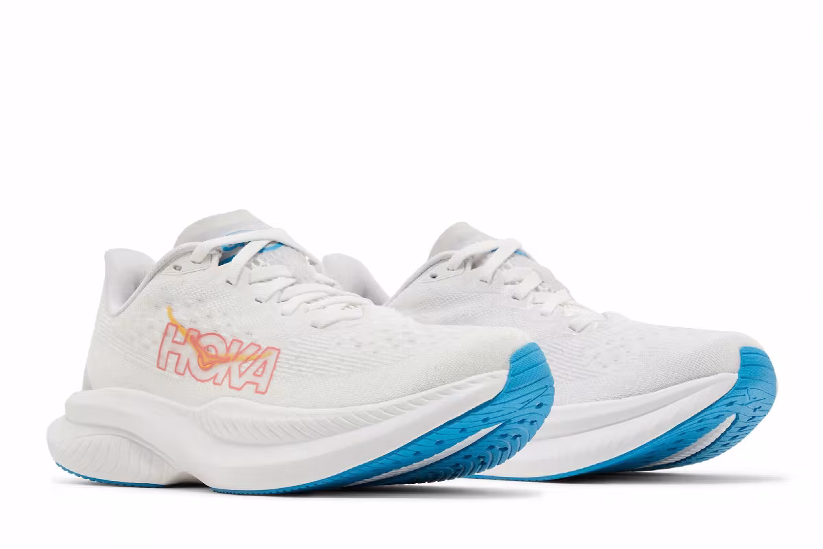 HOKA Women's Mach 6 White Nimbus Cloud, view 9