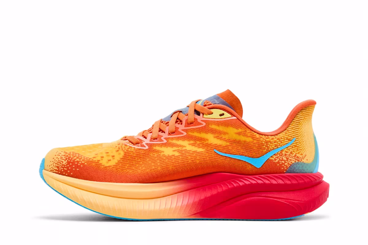 HOKA Mach 6 Poppy Squash, view 4