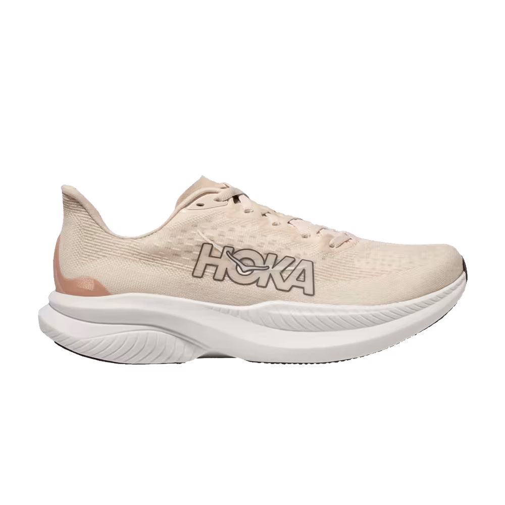 HOKA Women's Mach 6 Eggnog Vanilla