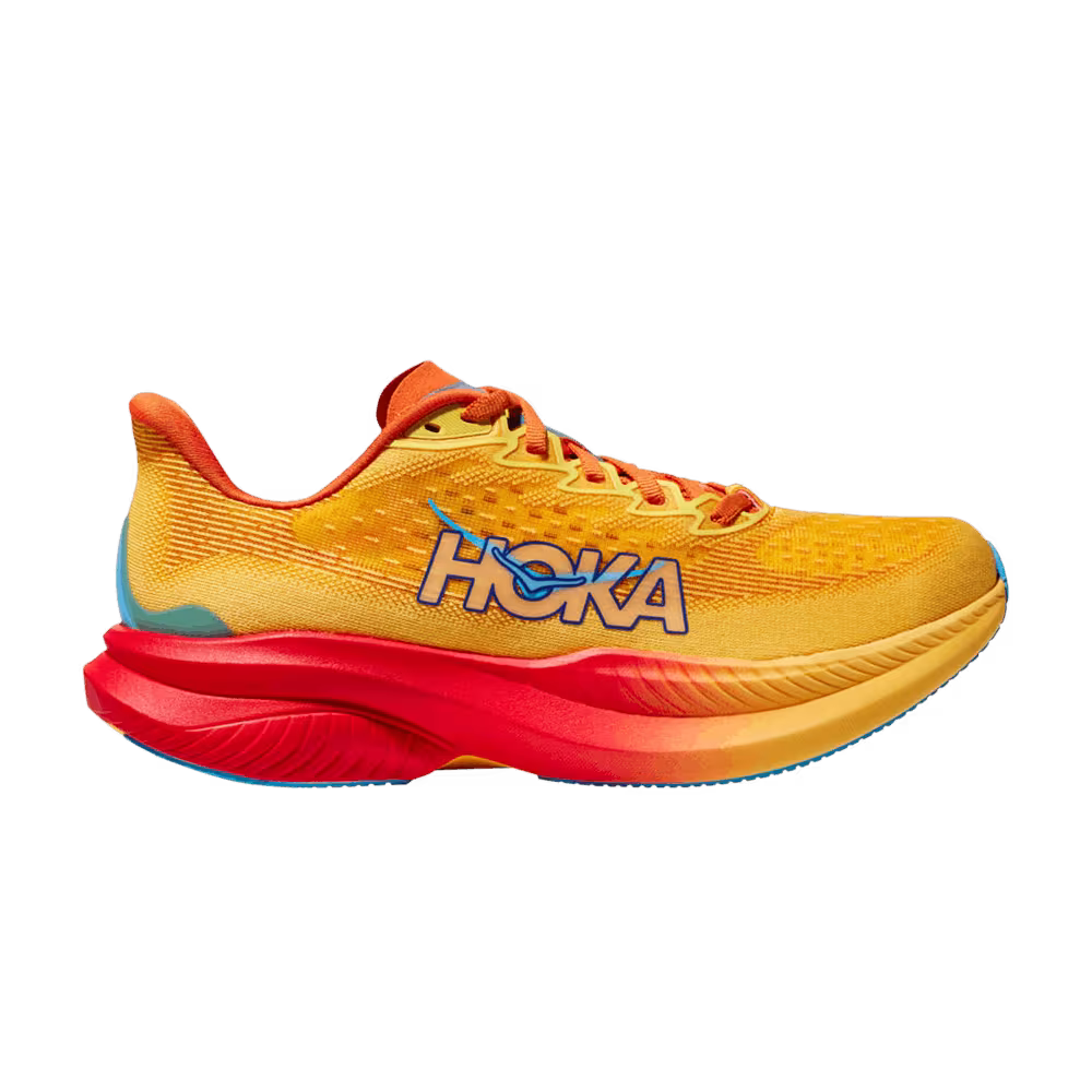 HOKA Mach 6 Wide Poppy Squash