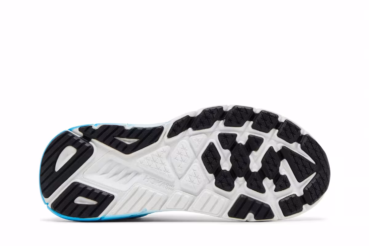 HOKA Women's Arahi 7 Blanc De Blanc Swim Day, view 5