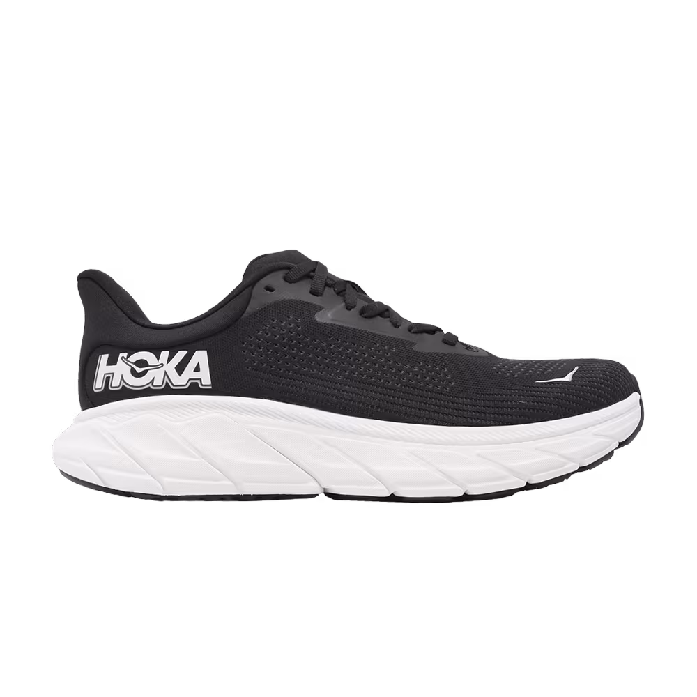 HOKA Women's Arahi 7 Wide Black White
