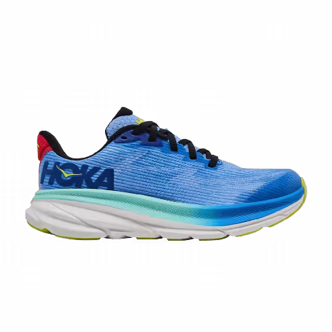 HOKA Clifton 9 Kids 'Virtual Blue Cerise'